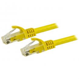 StarTech.com N6PATC750CMYL カテゴリー6LANケーブル7.5mツメ折れ防止RJ45コネクタイエローCAT6ギガビットイーサネットケーブル24AWG