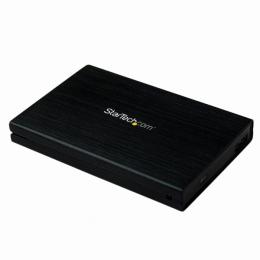 StarTech.com S2510BMU33 アルミ製外付け2.5インチHDD/SSDケースUSB3.0-SATA3.06GbpsハードディスクケースUASP対応ポータブルHDDケース