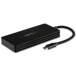 StarTech.com SM21BMU31CI3 USBType-C接続M.2SATASSDケース本体一体型ケーブルUSB3.1(10Gbps)準拠M.2NVMeSSD非対応