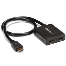 StarTech.com ST122HD4KU 2出力対応4KHDMI分配器スプリッターUSBバスパワー/ACアダプタ対応4K30Hz