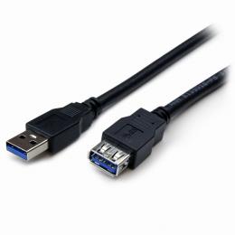 StarTech.com USB3SEXT2MBK 2mSuperSpeedUSB3.0延長ケーブルタイプA(オス)-タイプA(メス)ブラック