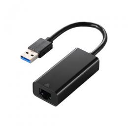 ELECOM EDC-GUA3V3-B 有線LANアダプタ/Giga対応/USB 5Gbps/Type-A/ブラック