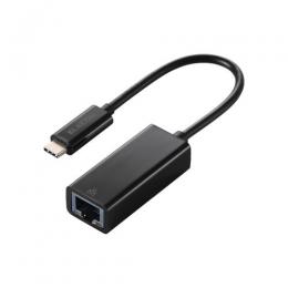 ELECOM EDC-GUC3V3-B 有線LANアダプタ/Giga対応/USB 5Gbps/Type-C/ブラック