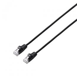 ELECOM LD-GPAM/BK30 LANケーブル/CAT6A準拠/メッシュ/3.0m/ブラック