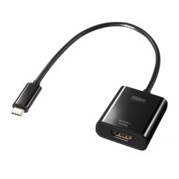 サンワサプライ AD-ALCHDR04TK USB Type C-HDMI変換アダプタ（4K/60Hz/HDR・簡易パッケージ版）