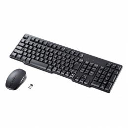 サンワサプライ SKB-WL40ASETBK 静音マウス付きワイヤレスキーボード（USB A接続）