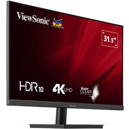 ビューソニック VA3208-4K-MHD 31.5型ワイド液晶ディスプレイ/3840×2160/HDMI、DisplayPort/ブラック/スピーカー：あり/4H UHD IPSパネル、チルト