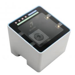 ウェルコムデザイン BLUEAIR-E-BTB-FBL BlueAir eTicket 定置式コードレス二次元コードリーダ バッテリ搭載 USB/Bluetoothモデル IP52対応ブルーラバーフレーム付