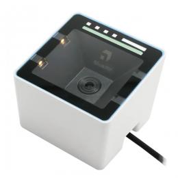 ウェルコムデザイン BLUEAIR-E-FBL-CP BlueAir eTicket 定置式二次元コードリーダ USBモデル IP52対応ブルーラバーフレーム付 キャンペーンセット