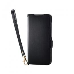 ELECOM PM-G254PLFY4BK Galaxy A36 5G/ソフトレザーケース/磁石付/耐衝撃/ハンドストラップ付/ブラック