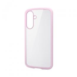 ELECOM PM-G254TSLFCPN Galaxy A36 5G/ハイブリッドケース/TOUGH SLIM LITE/フレームカラー/背面クリア/ピンク