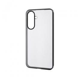 ELECOM PM-G254UCTMBK Galaxy A36 5G/ソフトケース/サイドメッキ/メタリック加工/メタリックブラック