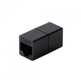 ELECOM LD-RJ45U6BK RJ45中継コネクタ/Cat6A対応/UTP/ブラック