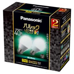 パナソニック LDA4NDGSZ4F2T LED電球 プレミアX 40W2P （昼白色相当）