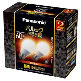 パナソニック LDA7LDGSZ6F2T LED電球 プレミアX 60W2P （電球色相当）