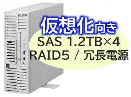 NEC NP8100-3024YPNY Express5800/D/T110m-S(RAID5対応コントローラ搭載) Xeon 6333P 6C/32GB/SAS 1.2TB*4 RAID5/冗長電源/W2022/タワー 3年保証