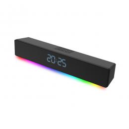 グリーンハウス GH-SPBG2100-BK サウンドバー LED 10W Bluetooth ブラック