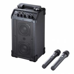 サンワサプライ MM-SPAMP21 ワイヤレスマイク付き拡声器スピーカー（最大40W）