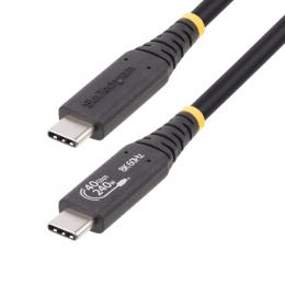 StarTech.com 1M-40G-USB4-CABLE USB4ケーブル/1m/Type-C/40Gbps/240W/8K120Hz/DP Alt/USB-IF認証/高速充電