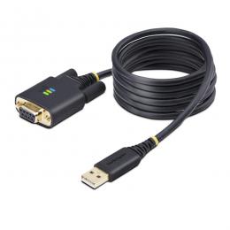 StarTech.com 1P6FFCN-USB-SERIAL USB - RS232Cシリアル変換ケーブル/クロス/USB 2.0/2m/1ポート/オス-メス/シリアルコンバーター