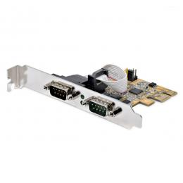 StarTech.com 21050-PC-SERIAL-LP RS232Cシリアルアダプターカード/PCI Express/2ポート/16C1050 UART/Win&Linux