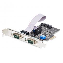 StarTech.com 2S232422485-PC-CARD RS232C RS422 RS485インターフェースカード/PCIe x1/2ポート/Win&Linux/DB9 拡張