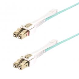 StarTech.com 450FBLCLC10PP 光ファイバーケーブル/OM4マルチモード/10m/LCLC/プッシュプルタブ/50/125/2芯/100G/パッチコード