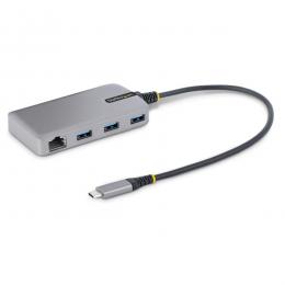StarTech.com 5G3AGBB-USB-C-HUB USB-Cハブ/3ポート/3x USB-A/USB 3.2 Gen 1/バスパワー/有線LAN/高速転送 軽量モデル