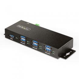 StarTech.com 5G7AINDRM-USB-A-HUB USBハブ/マネージドUSB/USB 3.2 Gen 1 Type-A/7ポート/産業用/ESDレベル4/業務用拡張ハブ