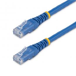 StarTech.com C6PATCH1BL 30cm Cat6 LANケーブル ブルー カテゴリ6イーサネットケーブル モールド処理済みコネクタ ETL認証