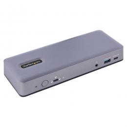 StarTech.com DK31C3MNCR ドッキングステーション/USB-C/3画面/4K60Hz/30Hz/HDMI+DP/60W PD/6xUSBハブ/LAN
