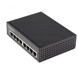 StarTech.com IESC1G80UP イーサネットスイッチ/産業用/アンマネージド/30W PoE+給電/8ポート RJ45/ギガビット対応/壁面取付け可能
