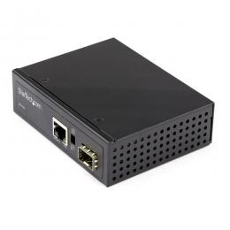 StarTech.com IMC1GSFP60W 光メディアコンバータ/60W PoE+給電/ギガビット対応/SFP to RJ45/シングル・マルチモード/最大100m