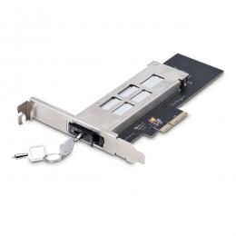 StarTech.com M2-REMOVABLE-PCIE-N1 M.2 NVMe SSD対応モバイルラック/PCIe 4.0 x4/鍵付き/PCI Express 高速データ転送