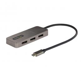 StarTech.com MST14CD123DP USB-C - DisplayPort 1.4変換アダプター/3画面/4K60Hz/Windowsのみ/モニター拡張ハブ