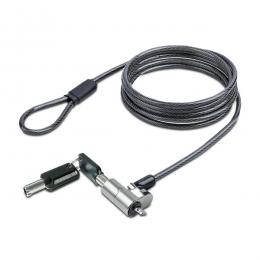 StarTech.com NANOK-LAPTOP-LOCK セキュリティーワイヤーロック/2m/シリンダー錠/Nano Saverスロット対応/ノートパソコン ノートブックPC用