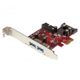 StarTech.com PEXUSB3S2EI USB-A拡張カード/PCIe 2.0 x1/4ポートUSB-A 3.2 Gen 1/インターフェース/Windows