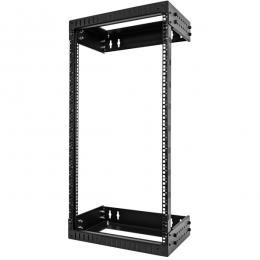 StarTech.com RACK-21U-20-WALL-OA サーバーラック/オープンフレーム/壁掛け型/19インチ/21U/2ポスト/奥行30.5cm～50.8cm/耐荷重90kg