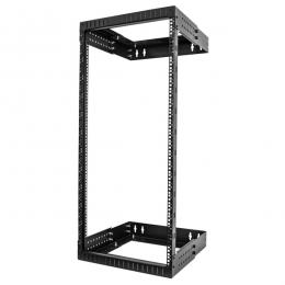 StarTech.com RACK-24U-20-WALL-OA サーバーラック/オープンフレーム/壁掛け型/19インチ/24U/2ポスト/奥行30.5cm～50.8cm/耐荷重90kg
