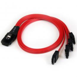 StarTech.com SAS8087S4R50 SFF-8087 - 4x SATAリバースケーブル/50cm/Mini SAS - 4ポートSATA/内部接続用