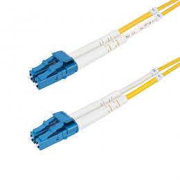 StarTech.com SMDOS2LCLC20M 光ファイバー ケーブル/OS2シングルモード/20m/LC-LC/2芯/デュプレックス/LSZH/アクア/オプティカル