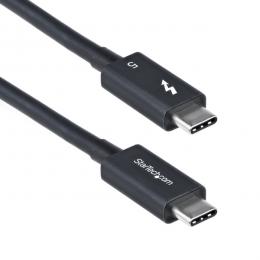 StarTech.com TBLT5MM80CM240W Thunderbolt 5ケーブル/80cm/8K60Hz/240W PD/認証品/USB-C互換/ブラック/急速充電