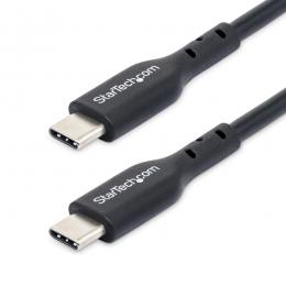 StarTech.com USB2CC2MNC USB-C充電ケーブル/2m/USB 2.0/60W 3A/USB PD 2.0/ブラック/Type-C 高速充電コード