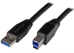 StarTech.com USB3SAB1M USB 3.0 - USB-Bケーブル/1m/SuperSpeed/Type-A to B/オス-オス/データ転送・同期