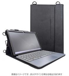 エムディーエス MDS-TCCLCBDG9BK Lenovo Chromebook Duet Gen9対応 手帳型レザーケース ブラック