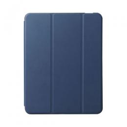 ELECOM TB-A25MSANV iPad Air 11インチ(M3/M2)/フラップケース/衝撃吸収/ApplePencil収納/スリープ対応/ネイビー