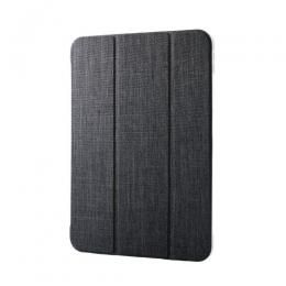 ELECOM TB-A25RWVCBK iPad 11インチ(A16)/10.9インチ(第10世代)/フラップケース/薄型軽量/ファブリック/背面クリア/2アングル/ブラック