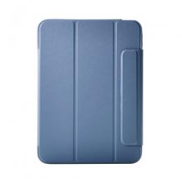 ELECOM TB-A25RWVFCBG iPad 11インチ(A16)/10.9インチ(第10世代)/フラップケース/薄型軽量/背面クリア/フレームカラー/ブルーグレー