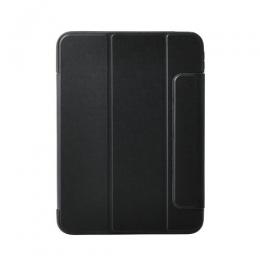 ELECOM TB-A25RWVFCBK iPad 11インチ(A16)/10.9インチ(第10世代)/フラップケース/薄型軽量/背面クリア/フレームカラー/ブラック