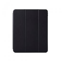 ELECOM TB-A25XSABK 13インチiPad Air(M2)/フラップケース/衝撃吸収/ApplePencil収納/スリープ対応/ブラック
